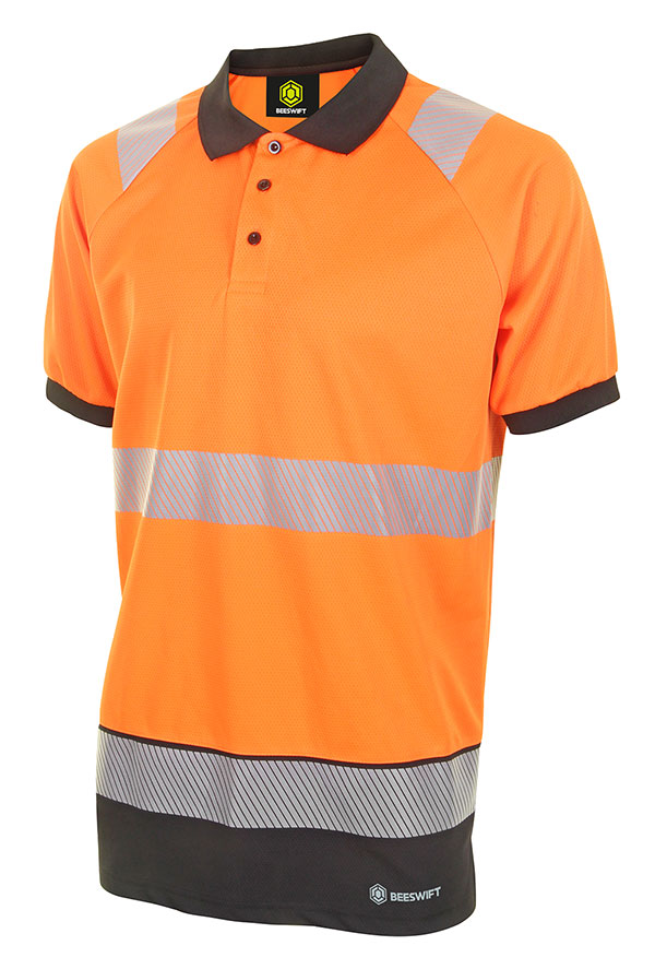 HIVIS TWO TONE POLO SHIRT S/S BPKTTSS – Oasis247